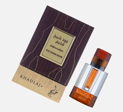 Khadlaj Dehnal Oud Sheikh Qadim 3ml - Estilo Fresco Dubai