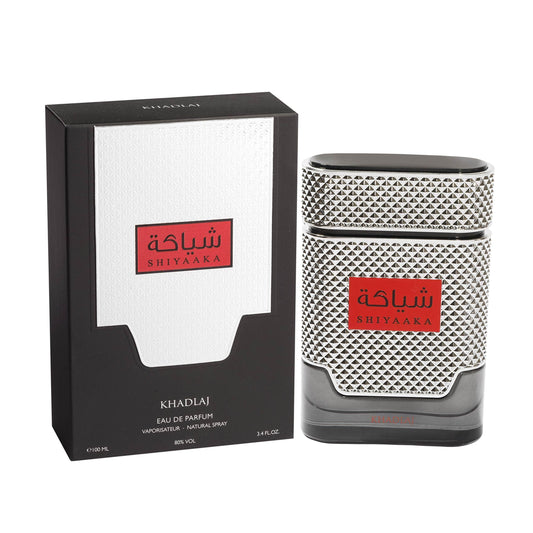 Khadlaj Perfumes Shiyaaka For Men (Silver) 100ml EDP Spray Perfume Spray